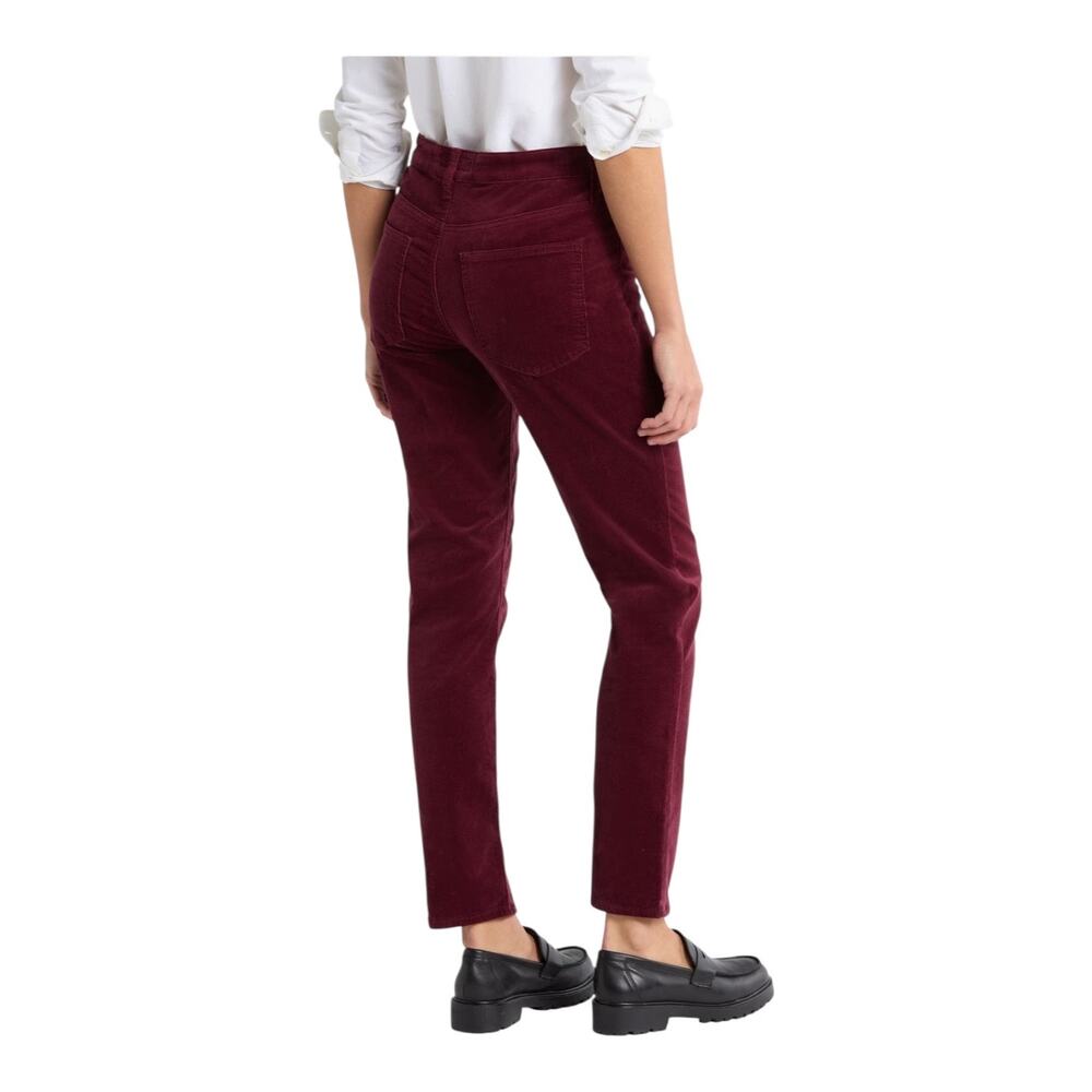 Kut from the Kloth Rachael High Rise Corduroy Fab AB Mom Jeans red size 14 - Picture 8 of 8